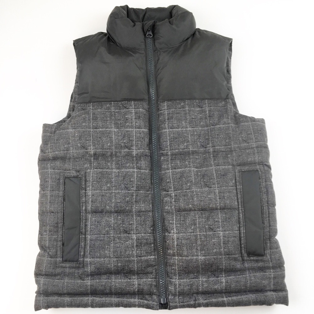 Gap Kids Plaid Print Puffer Vest